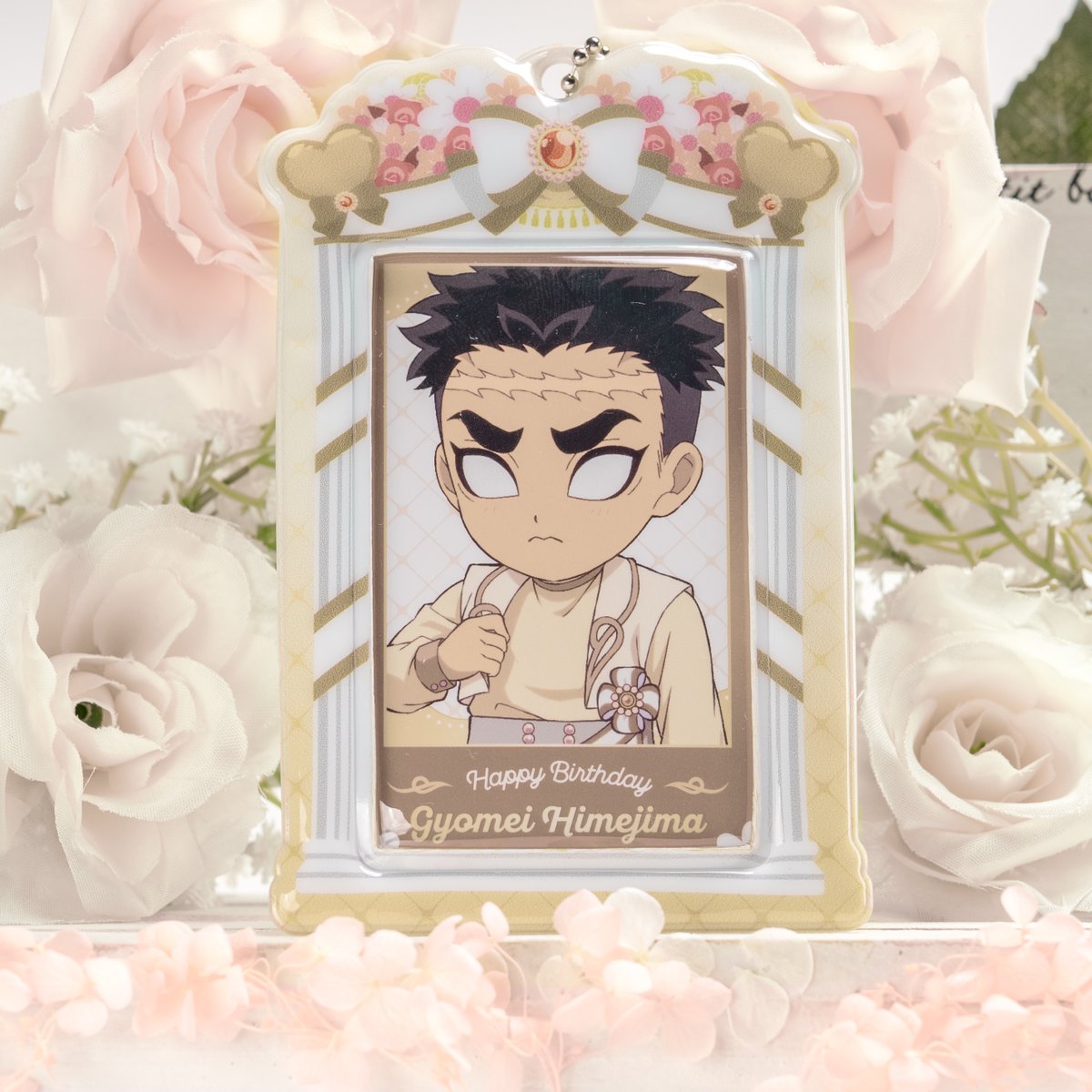 鬼滅の刃　悲鳴嶼　行冥　チェキ　チェキホルダー　箔押し 鬼滅の刃 箔押し 悲鳴嶼行冥 チェキ風ブロマイド 過去 - メルカリ