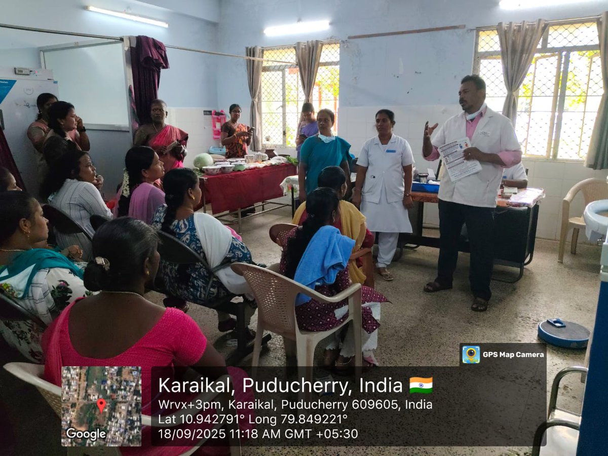 SNSPA program conducted TB Awareness meeting At KARAIKALMEDU, Karaikal-Puducherry on 18.9.25, totally 55 benefited