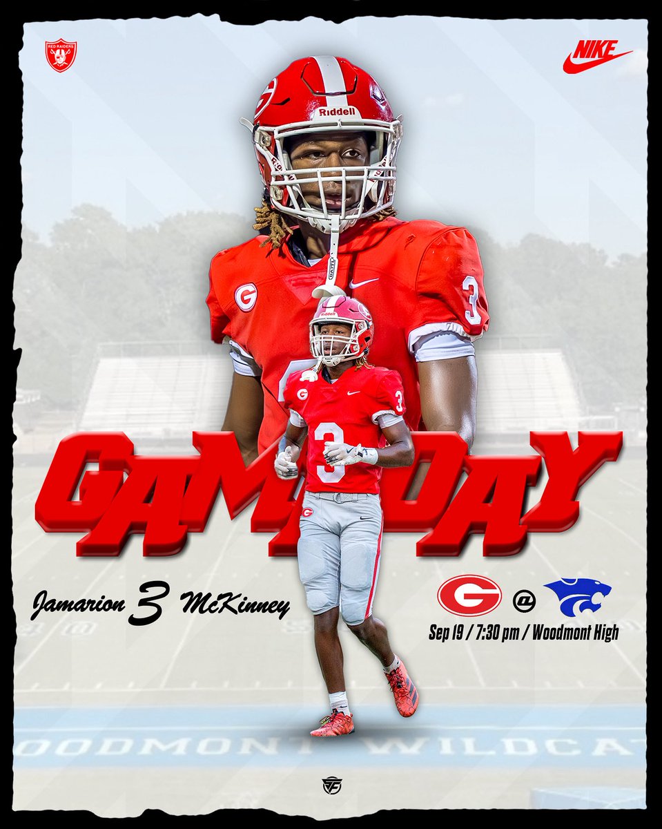 GAMEDAY @ WOODMONT
Spirit Week is Here…

🆚 Woodmont
🗓️ September 19th
⏰7:30 pm
📍Woodmont High