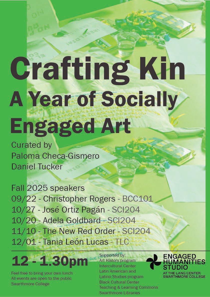 Miscprojects's tweet image. Join us at @swarthmore next week for the start to this series!