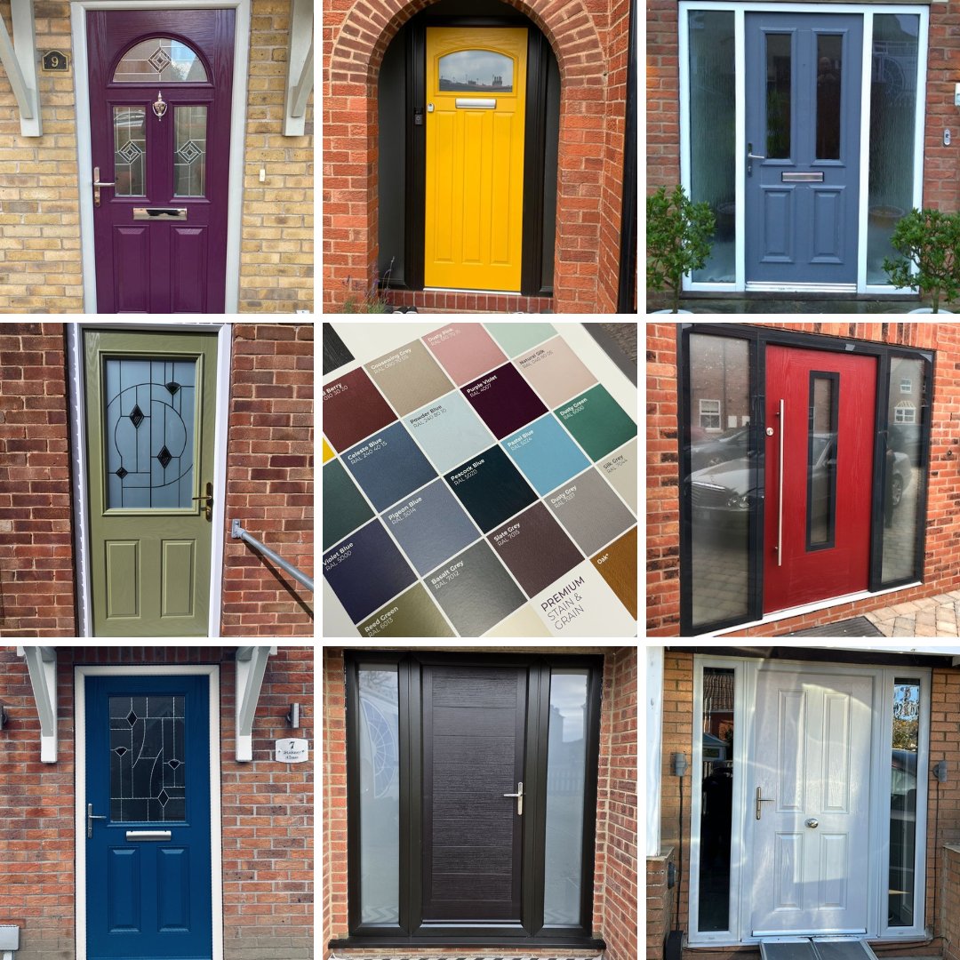 Here are a few of the doors we’ve installed over the years.🚪

Whether you love bold and bright or calm and classic, there's a front door colour to suit everyone.🎨

For a free quotation call us on 01472 347360 or email us at sales@newglazewindows.com