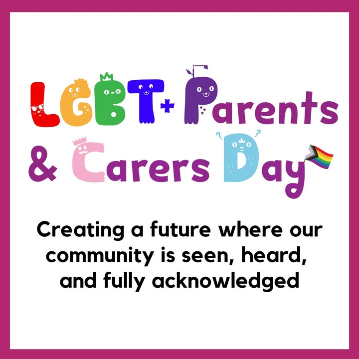 Today is LGBT+ Parents &amp; Carers Day! 🌈 

We want to say a big thank you to all LGBT+ foster and kinship carers for the incredible difference you make. If you’re part of the LGBT+ community and are thinking about fostering then we'd love to hear from you. 
bit.ly/4nmQw04