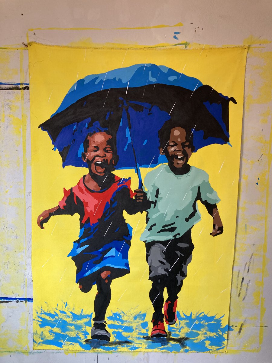 tebogodee_'s tweet photo. Title: Joy in the rain
Medium: Acrylic paint on canvas
Dimensions: 150x100
*AVAILABLE*🎨 https://t.co/lObH21Kbk7