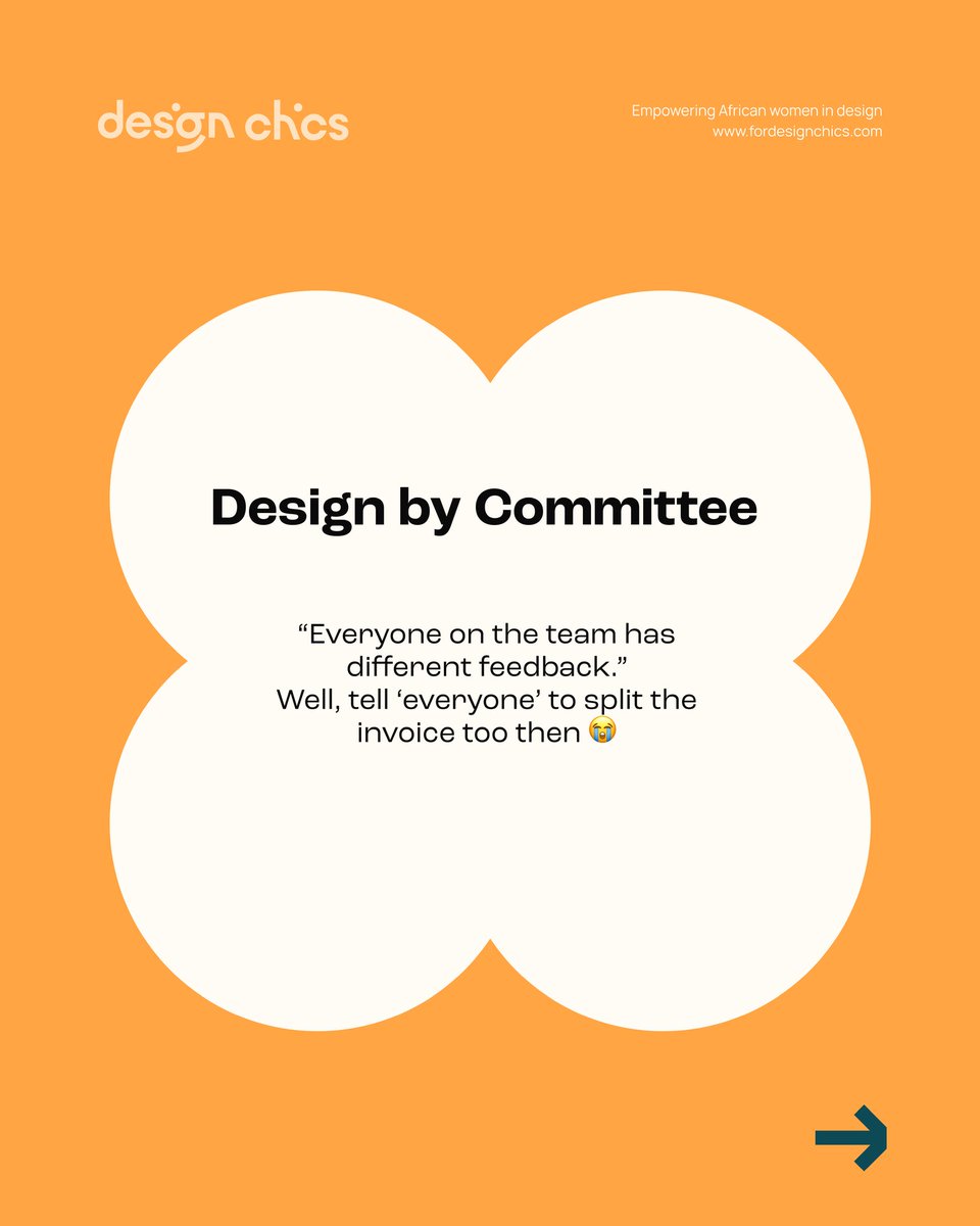 Designchics's tweet image. Now, don’t get us wrong, We designers love our clients 🫶.This is just a playful peek into the little quirks we sometimes face.

So tell us, which client “ick” makes you teleport out of patience? Drop yours in the comments, we can’t wait to read! 👇

#DesignChics #DesignMemes
