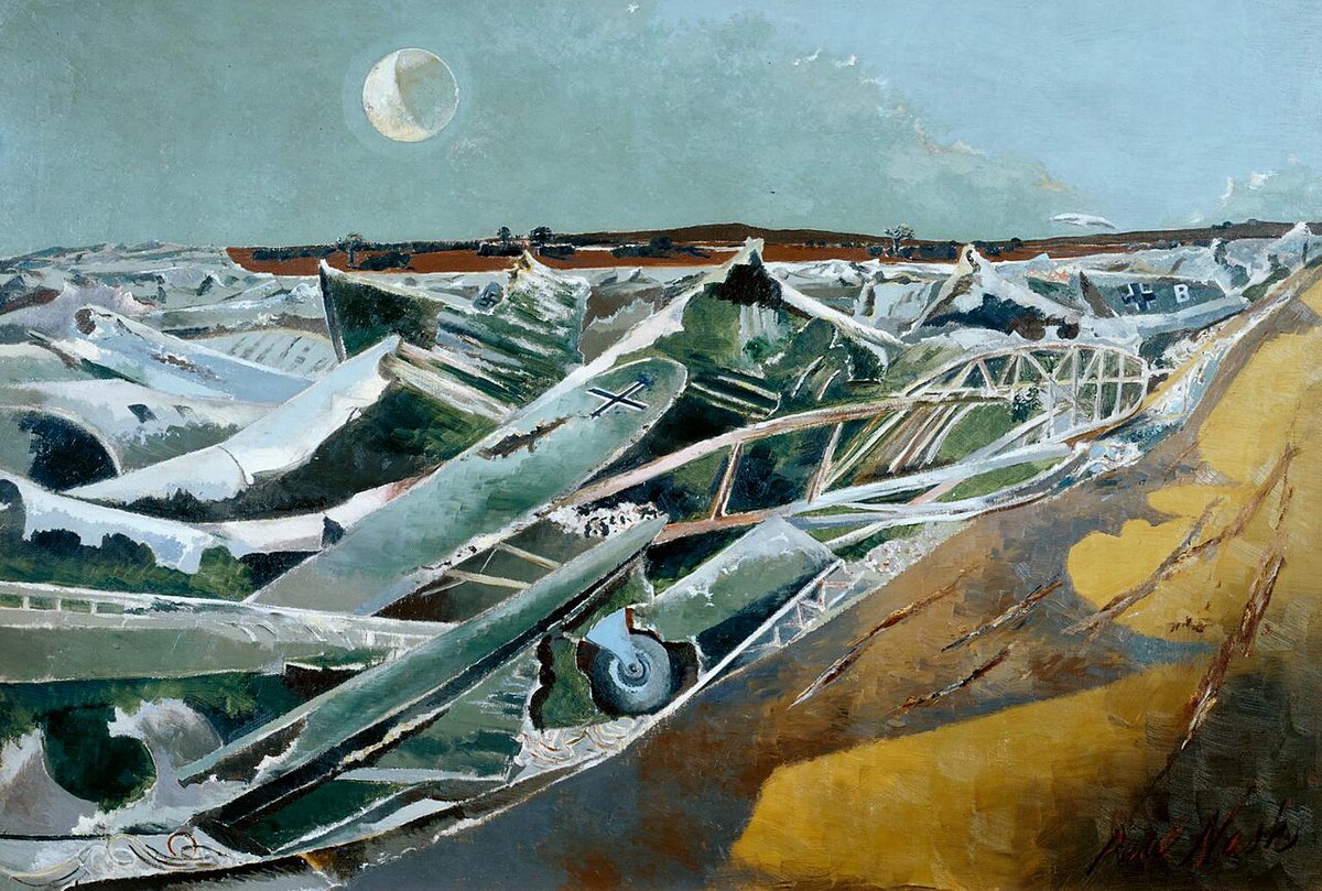 Paul Nash, Totes Meer (Sea of the Dead), 1940–41.