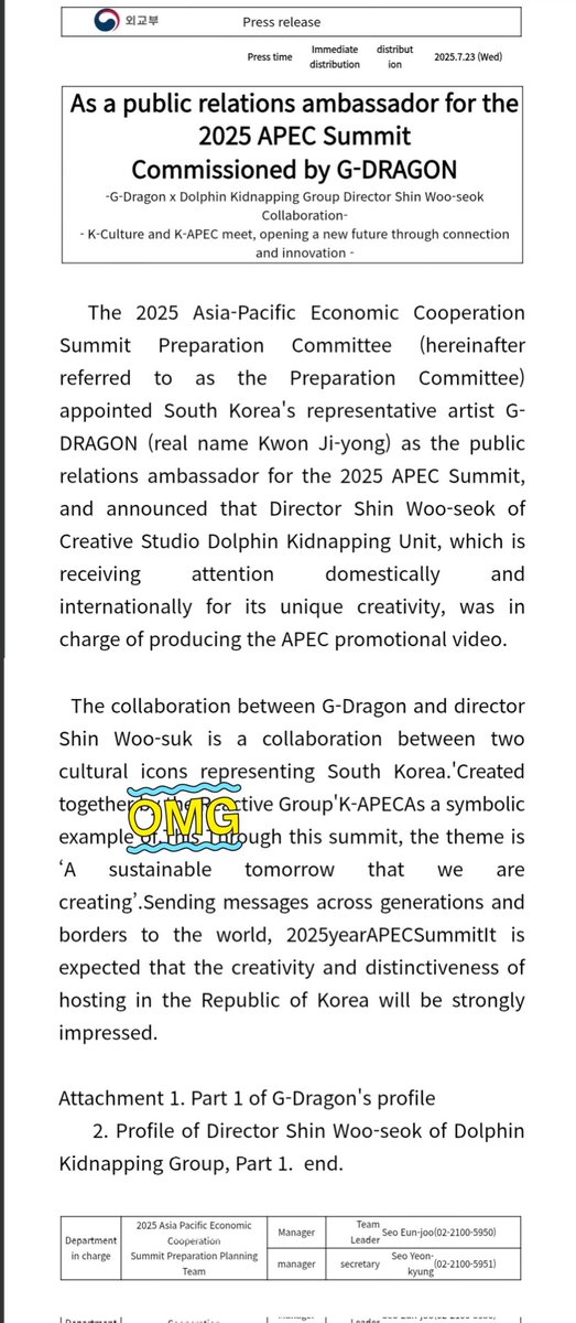 GD is really in his own league now.
He is a professor, a NASA partner. 
If you read recent Korean news, including the government's, they treat him not as a kpop idol, but as their cultural icon or phenomenon