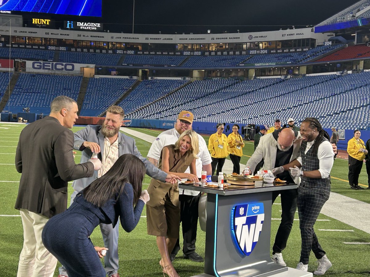 CR3_Author's tweet image. Sometimes I’m out hawking children’s books. Sometimes I’m coordinating chicken wing stunts. Mostly, I just try to have fun — and hopefully not kill a HOFer or Buffalo icon in the process.