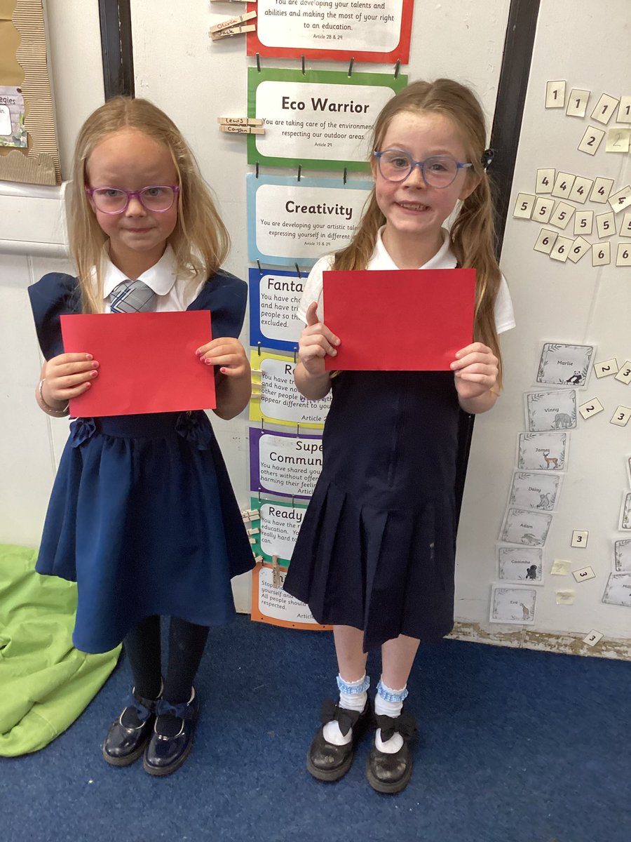 <a href="/HolytownPS/">Holytown PS & NC</a> Well done to our Rights Respecting winners. #rightsrespecting  <a href="/HolytownPS/">Holytown PS & NC</a>