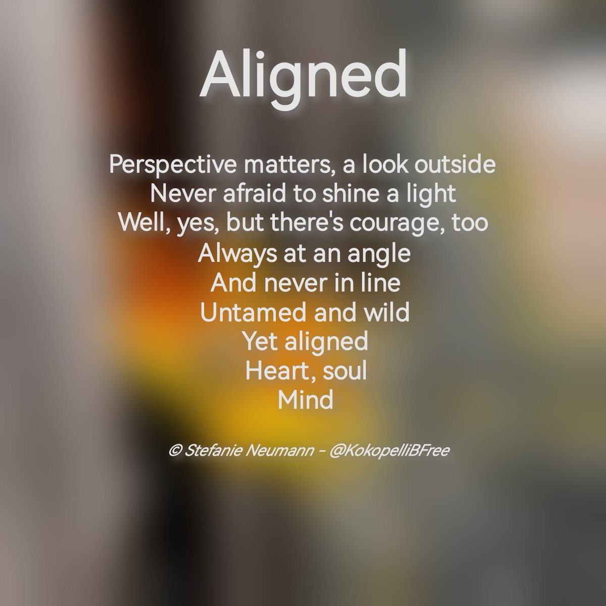 KokopelliBFree's tweet photo. @The_PoetryArena Aligned
My contribution to this week's #BornBattleReady ( #untamed ) and #BlueSkyArtShow ( #angles ).
---
#WritingCommunity #poetry #nonet
#KBFPhotography #MobilePhonePhotography #Photography https://t.co/Oguv4dBtX0