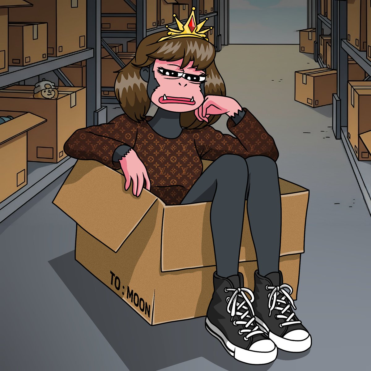 👑The Queen already packed and ready for the journey 🚀📦
Next stop written clear: TO: MOON 🌕✨
$QOA holders, buckle up  the shipment is just getting started! 🦍🍌

#QOA #QueenOfApes #ToTheMoon