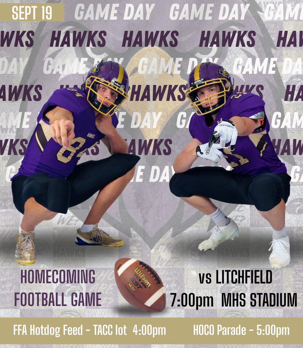 #HOCO2025
Game Day! Let’s go, Thunder Hawks!