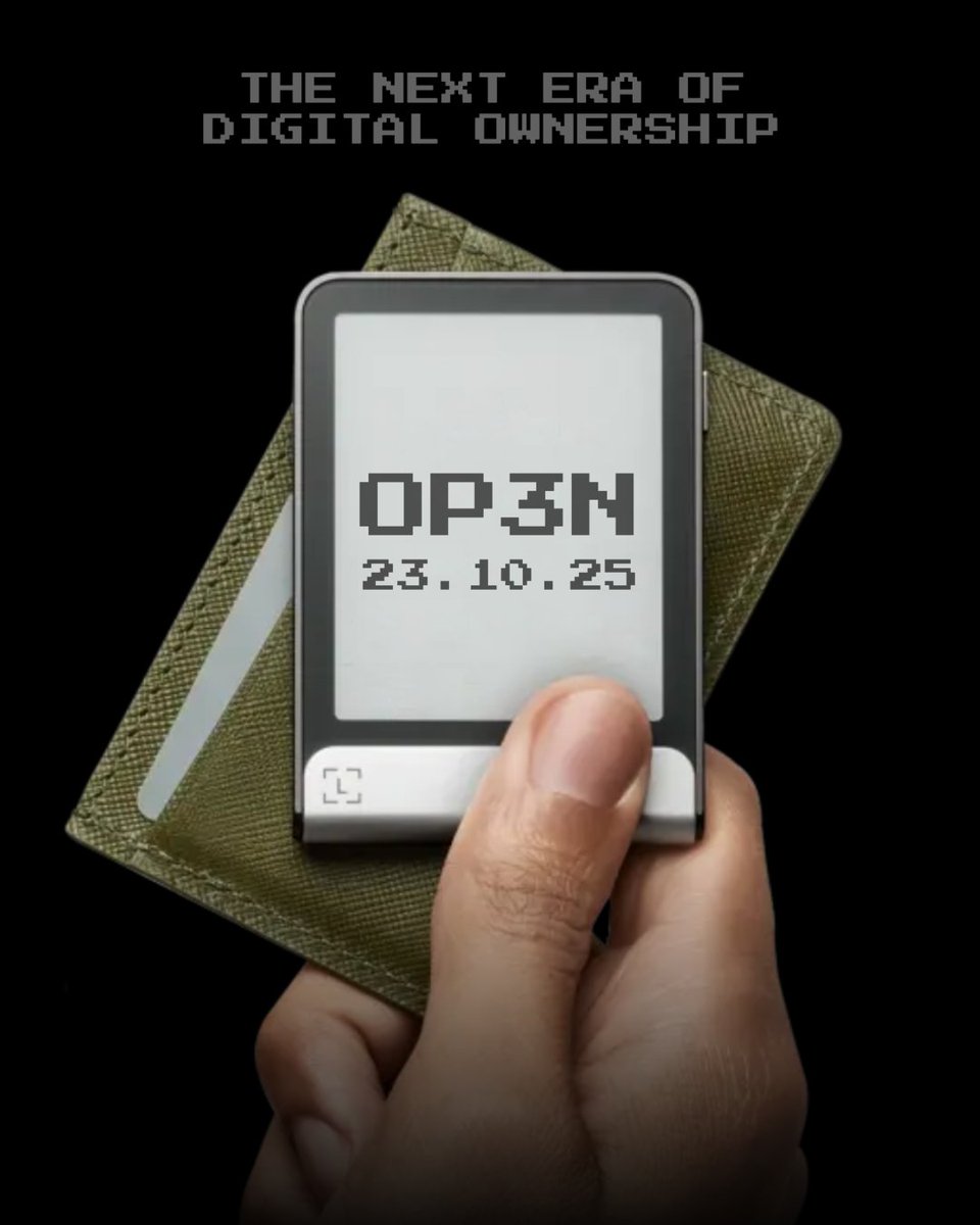 Register for updates: brand.ledger.com/op3n