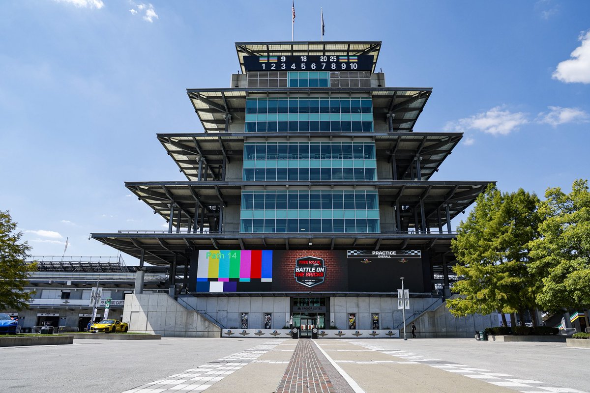 Let's get this Brickyard party started, shall we? 🧱

Practice 1 ➡️ 11:15 AM - 12:45 PM ET