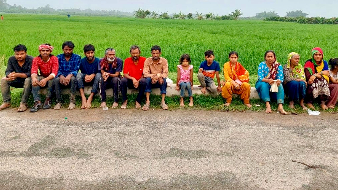 নওগাঁ সীমান্তে ১৬ বাংলাদেশীকে বিএসএফের পুশ-ইন