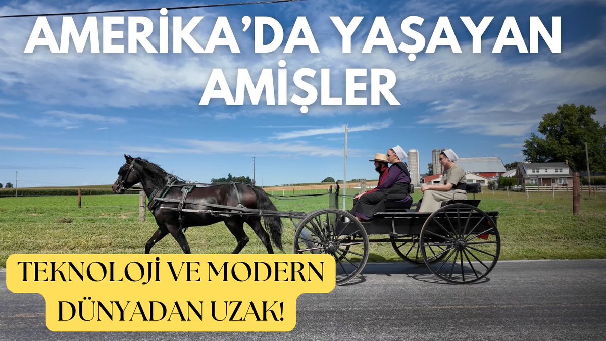 “Amerika’da yaşayan Amişler” videosunu az önce YouTube kanalımızda yayınladık! YENİ BÖLÜM sizleri bekliyor! Seyretmek için linki tıklayınız!
youtu.be/JmBs-vwXPg0?si…