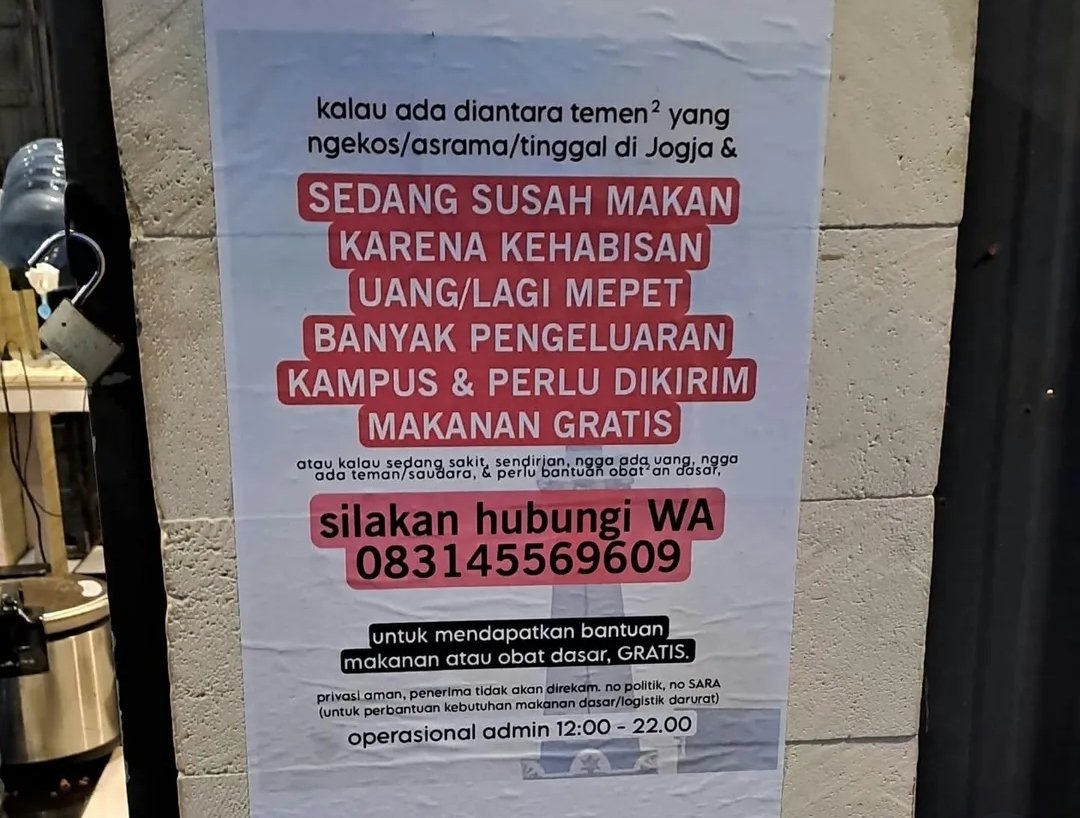 Flyer offline (maupun online) uda dibantu ditempel (&amp; dishare) diseputaran Yujiem, Yuenway &amp; asrama sekitarnya, tapi angkatan sekarang ini ga sebanyak tahun² kemarin yg nge-WA ke kami. 

Pun yg nge-WA pada malu², sungkan² , tapi kayanya minggu² ini sering bgt di tag-in di di
