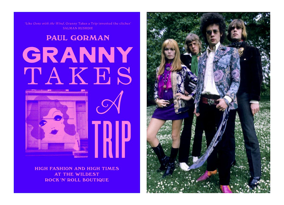 SweetJaneBlog's tweet image. Granny Takes a Trip: High Fashion and High Times at the Wildest Rock &apos;n&apos; Roll Boutique, by Paul Gorman. The definitive story of the much mythologised King&apos;s Road boutique, beautifully illustrated with archival images. store.whiterabbitbooks.co.uk/products/grann… #GrannyTakesaTrip #FashionHistory