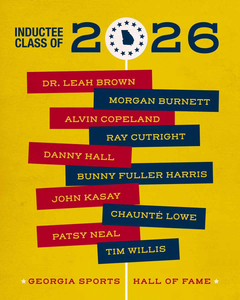 Now introducing your Induction Class of 2026! 🎉