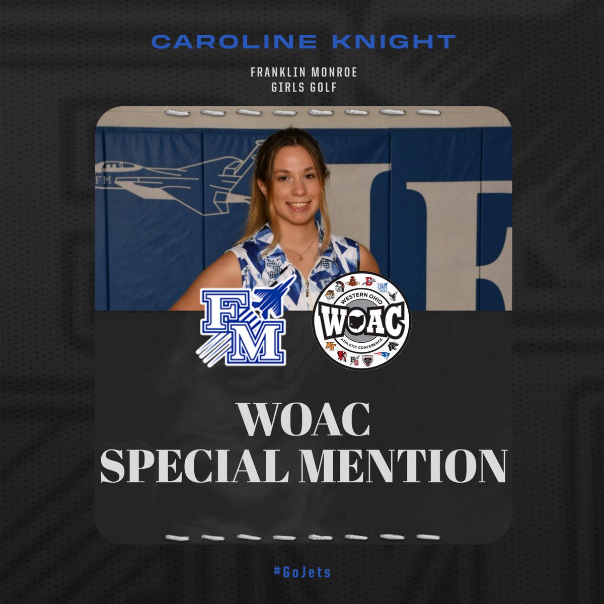 Congratulations Brandt and Caroline for receiving WOAC Special Mention ⛳️!

#GoJets