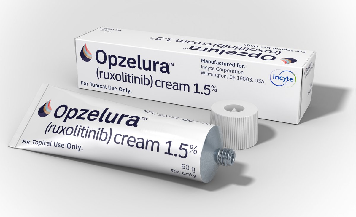 🚨NEWS: The FDA has approved an expanded indication of Opzelura (ruxolitinib) cream for kids 2–11 with atopic dermatitis, based on strong efficacy in TRuE-AD3 study. 

practicaldermatology.com/news/fda-green…

#dermatology #eczema #JAKinhibitor #FDAnews #Opzelura