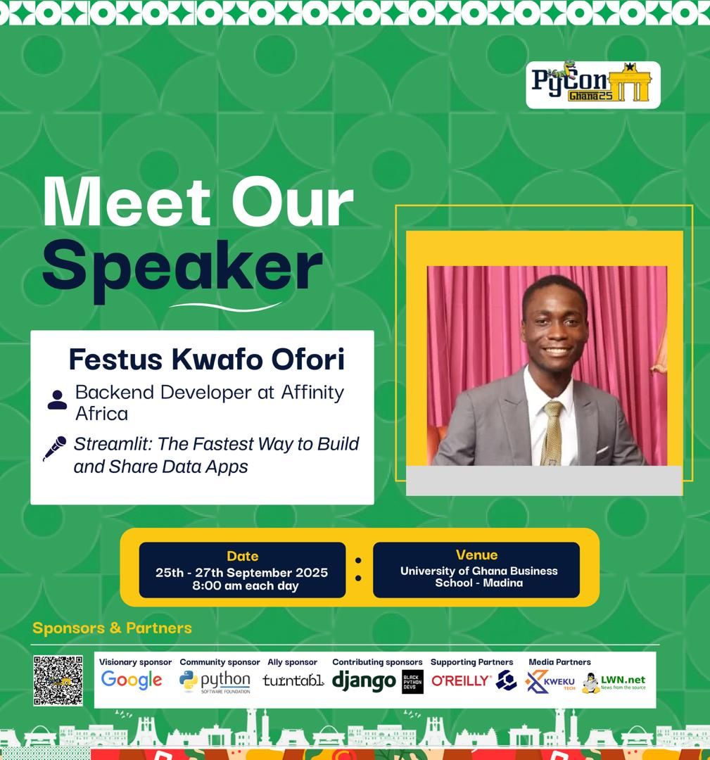 PyCon Ghana tweet media