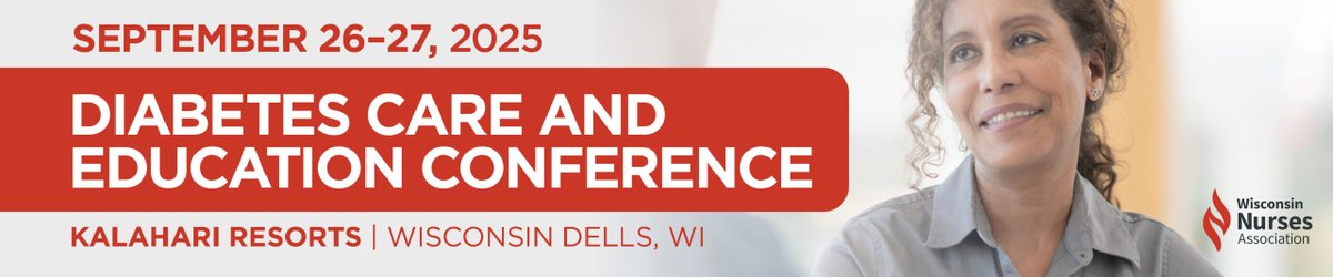 LAST DAY to register for the 2025 Diabetes Care &amp; Education Conference!

Sept 26-27 | Kalahari Resorts, WI Dells
Earn up to 11.5 CE hours • Learn, network, grow in health equity &amp; diabetes care
Register NOW — don’t miss out! wisconsinnurses.org/?event=2025-di…