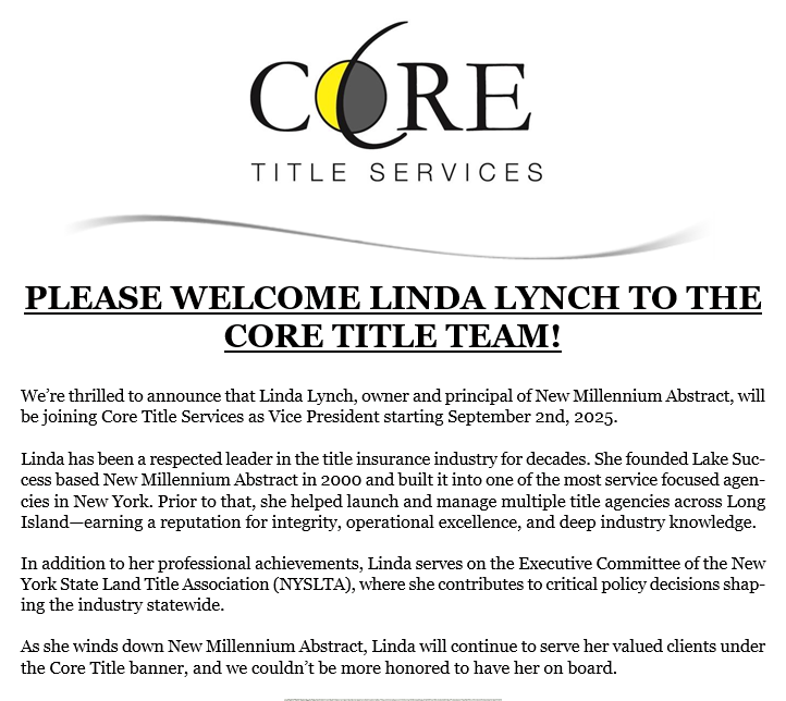 Core Title Services tweet media