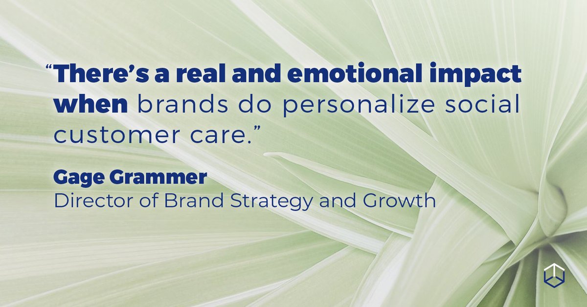 #SocialCare isn’t about closing tickets—it’s about opening relationships.

✅ Fast responses? Necessary.
✅ Feeling seen and valued? Game-changing.

#AI + human #personalization = social care that sticks.

Our Director of Brand Strategy and Growth, <a href="/GageGrammer/">Gage Grammer🫧</a>, breaks it down: