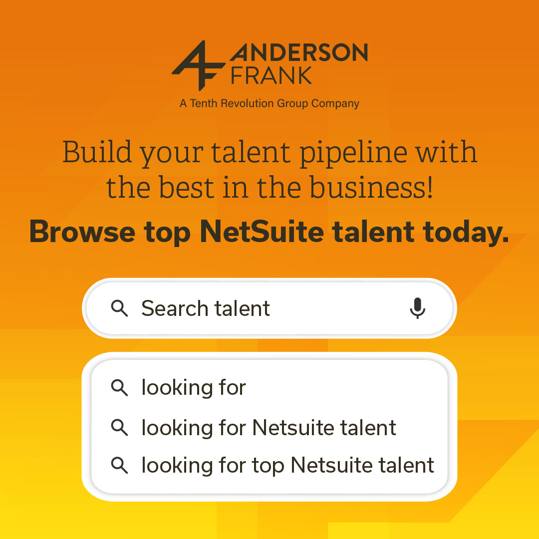 AndersonFrank_'s tweet image. Looking for top NetSuite talent?
Use our Candidate Search to access vetted ERP pros now.
✔️ Development
✔️ Functional consulting
✔️ Project management
Start your search:
🔗 eu1.hubs.ly/H0n32NZ0
#NetSuiteExperts #TechHiring #ERPRecruitment #AndersonFrank #ERPProfessionals