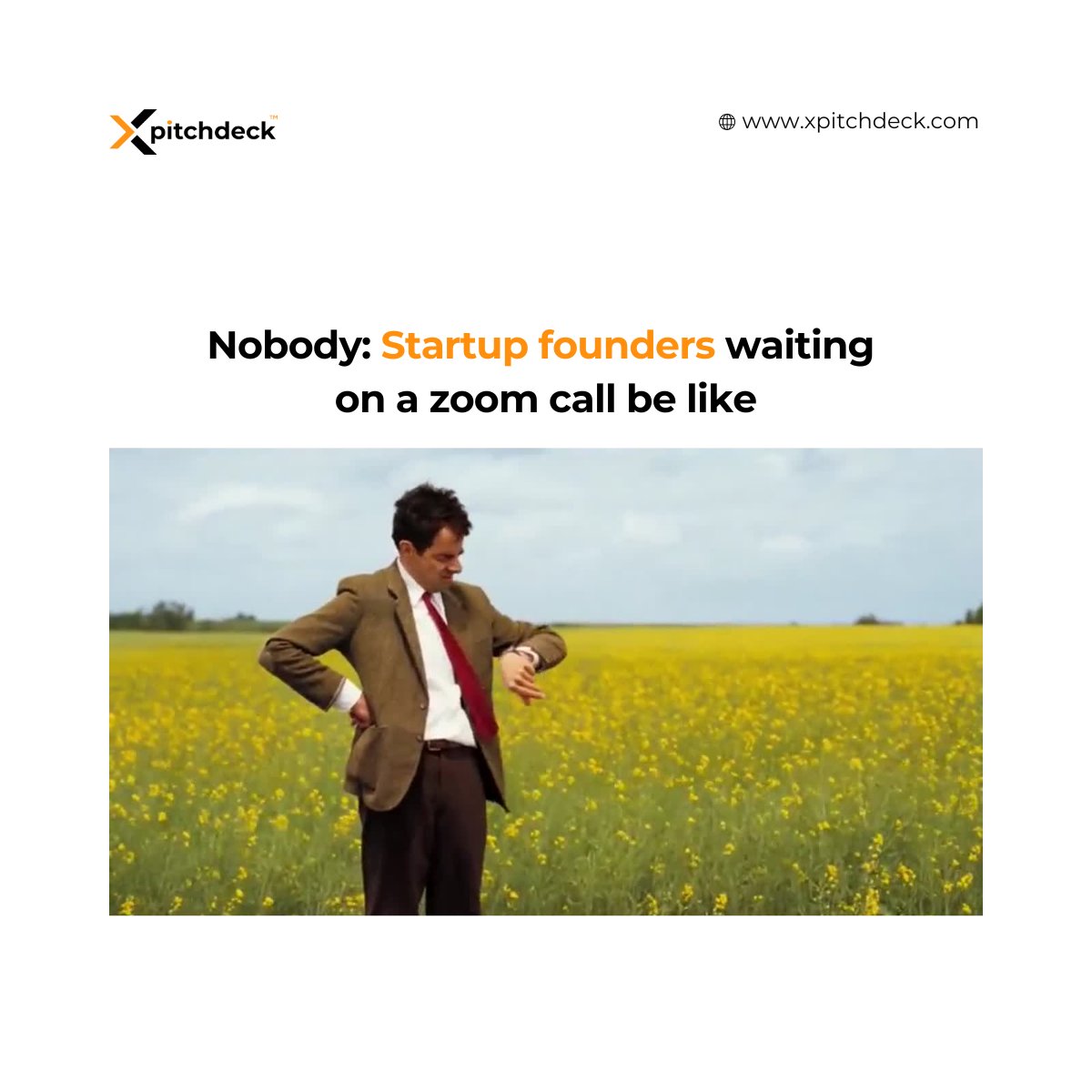 XPitchdeck's tweet image. Practicing “Hi, can you hear me?” like it's a TED Talk.
#XPitchDeck #StartupLife #FounderHumor #PitchMode #StartupStruggles #BuildInPublic #EntrepreneurReality #Founders #InvestorMeeting