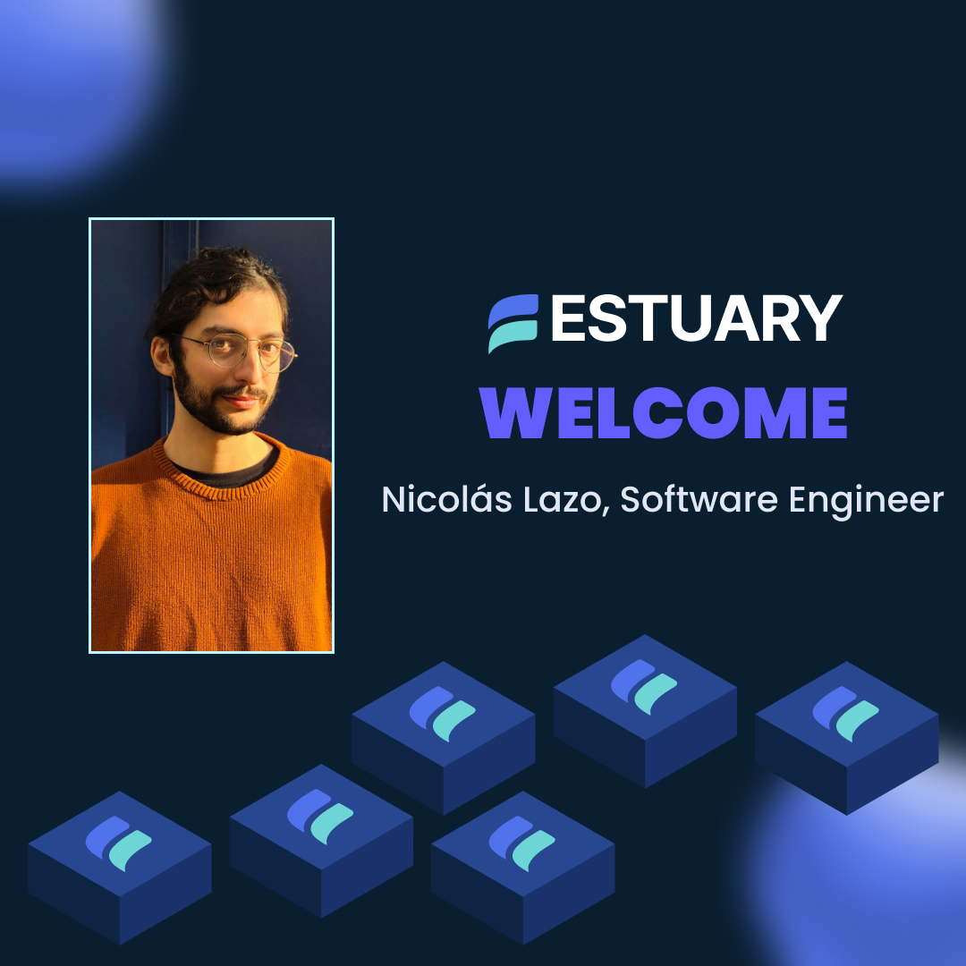 Excited to welcome Nicolás Lazo to Estuary as a Software Engineer! 🚀

Based in Buenos Aires, Nicolás is passionate about turning software dev into a science, advocates for free software, and spends his free time cycling &amp; bouldering.

Welcome aboard, Nicolás! 👋