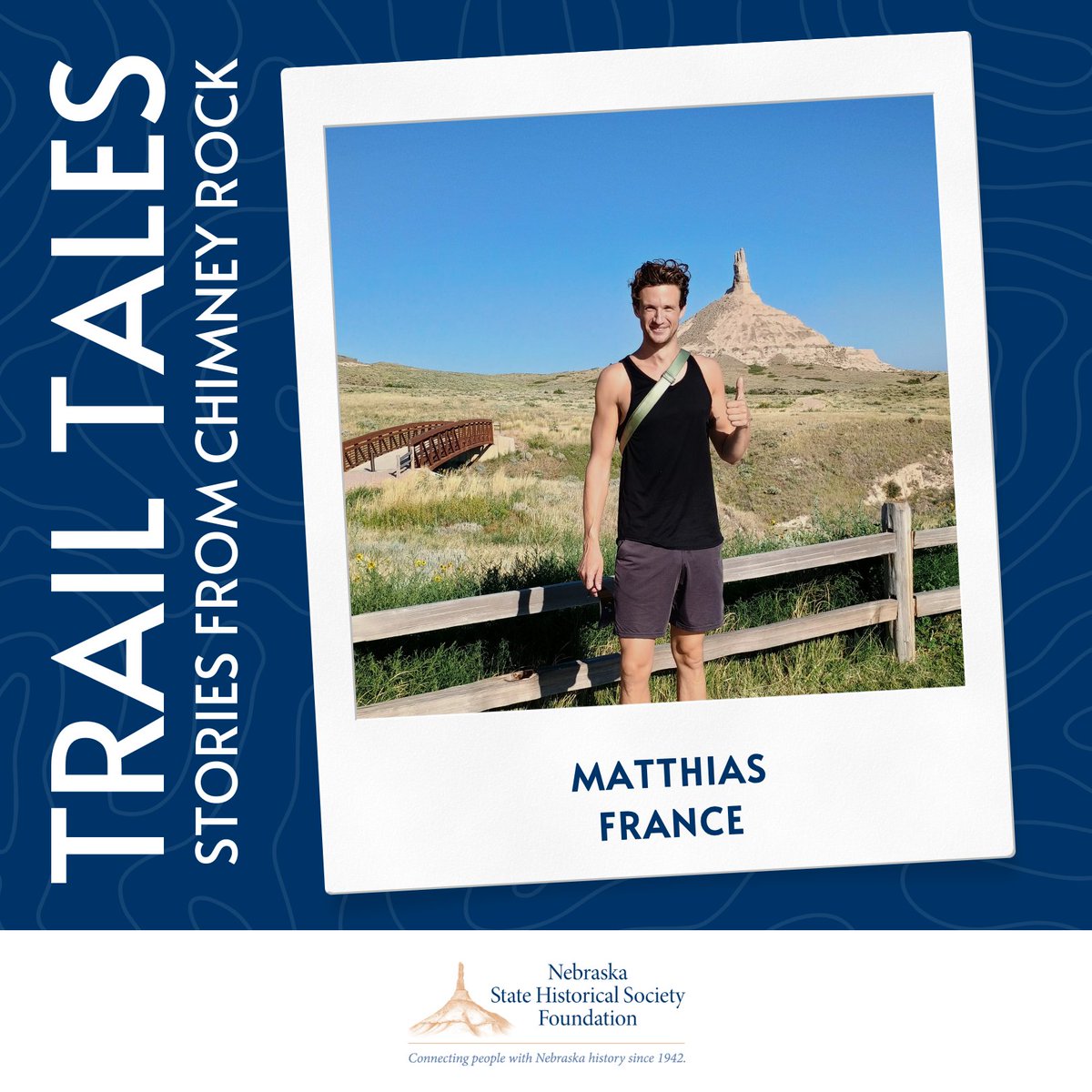 Proof that Chimney Rock is enjoyable at any speed: One early morning, Matthias from France came to run the trails.  He ran the perimeter trails A &amp; C twice in 28 minutes!