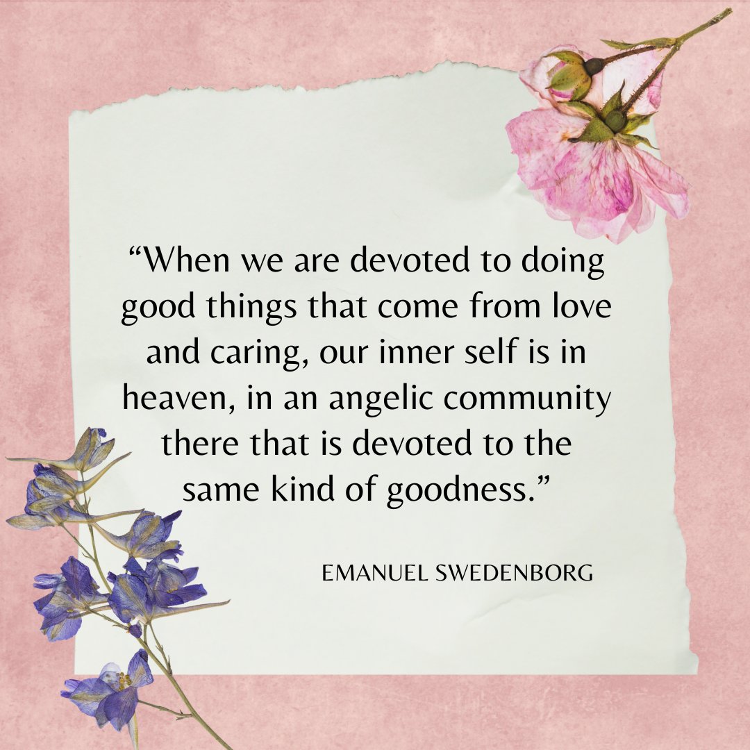 Thought for the day, from Swedenborg’s “New Jerusalem” section 9  #DailyThought #SpiritualWisdom #Inspiration