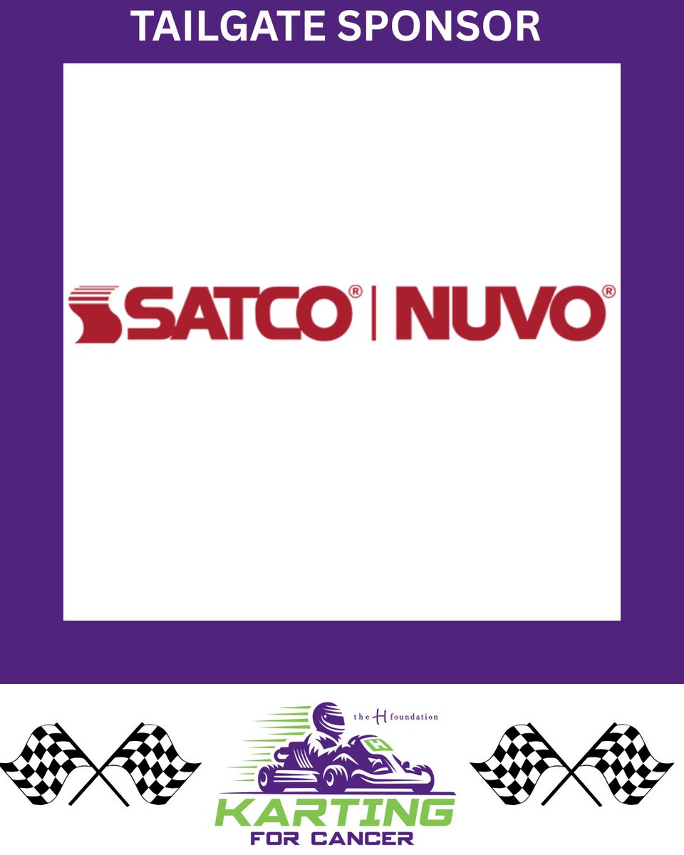 🌟🏎️ We’re honored to have SATCO / NUVO Lighting as our Tailgate Sponsor for Karting for Cancer 2025! Longtime supporters helping us race toward a cure. 
#KartingForCancer  #SATCO #NUVOLighting #thehfoundation