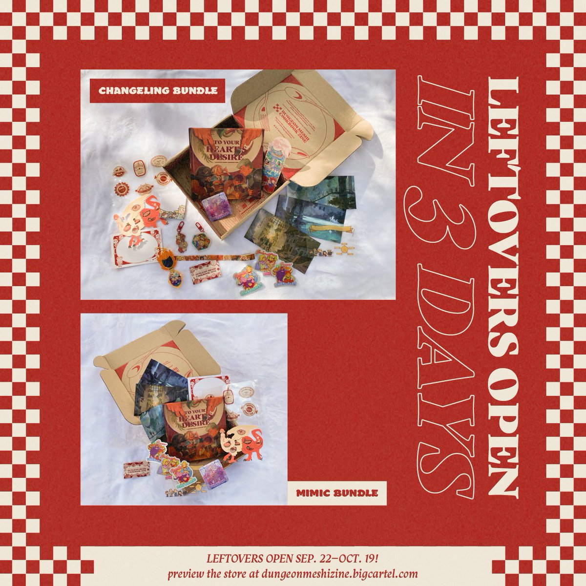 🥘 3 DAYS TO LEFTOVERS 🥘

We hope you're hungry for a full-course meal! With a diverse range of recipes, this zine has plenty to offer. 

Don't miss out on this final chance to snag a physical copy!