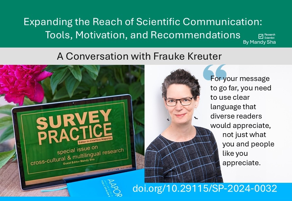 Mandy Sha (@mmandysha) on Twitter photo Researchers & research leaders like myself are responsible for producing facts; I believe we also have a responsibility to make our message relevant & easy to understand!
👁🗨 expanding the reach of #ScienceCommunication: Tools Motivation Recommendations 👇🏻
doi.org/10.29115/SP-20… Researchers & research leaders like myself are responsible for producing facts; I believe we also have a responsibility to make our message relevant & easy to understand!
👁🗨 expanding the reach of #ScienceCommunication: Tools Motivation Recommendations 👇🏻
doi.org/10.29115/SP-20…