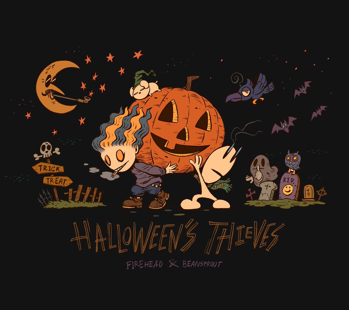 Halloween Thieves🎃 is coming — a new piece of the ‘Haunted Hearts’ collection.