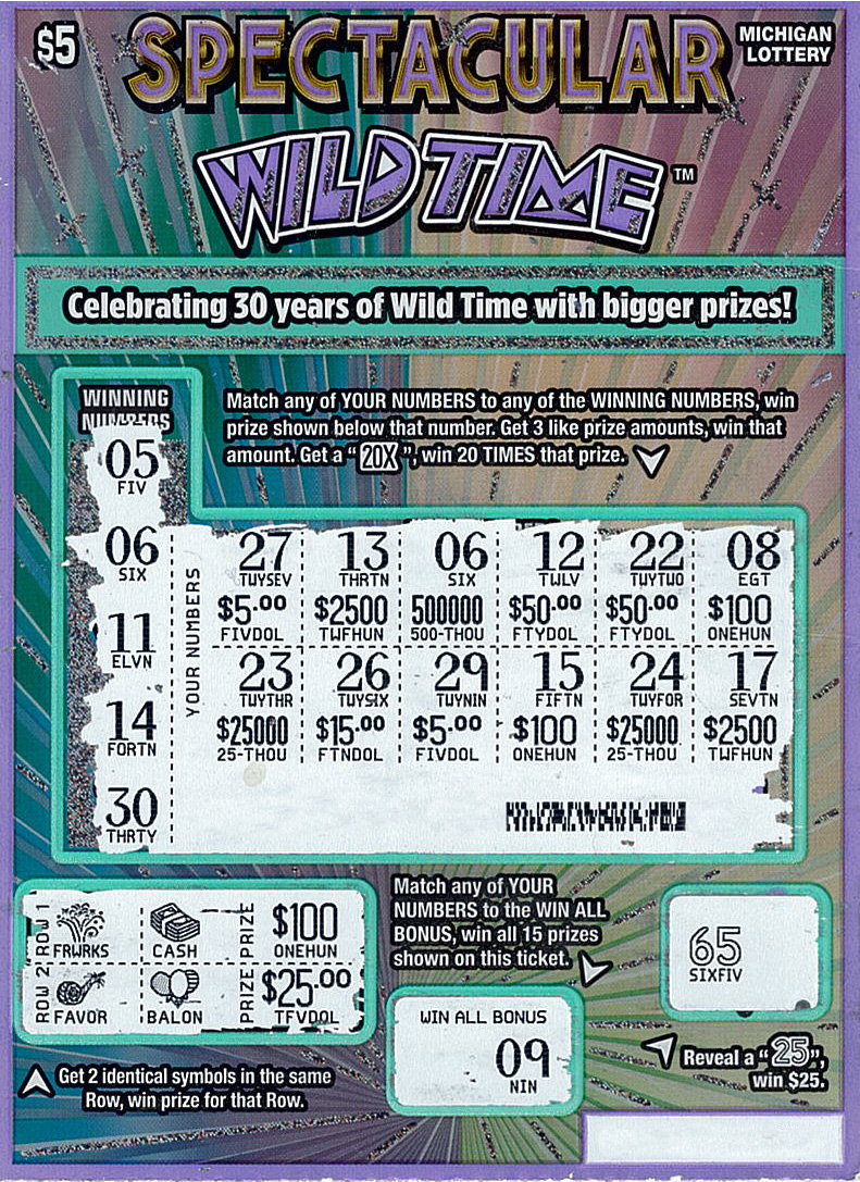 A Macomb County man had a spectacular $500,000 win playing the Spectacular Wild Time instant game! ➡️ news.michiganlottery.com/4mqXccC