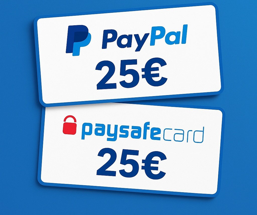 🎁 CONCOURS 🎁

2x25€ PayPal ou Paysafecard 💶

Pour participer ⬇️
1️⃣ Follow <a href="/Pronosafesoff/">Paco</a>
2️⃣ RT + ❤️ ce tweet
3️⃣ Tag une personne 📧

Tirage au sort : 30/09/25 à 17H⏰

Bonne chance à tous🍀

#Concours 
#GIVEAWAY 
#paypal 
#Paysafecard 
#TeamParieur