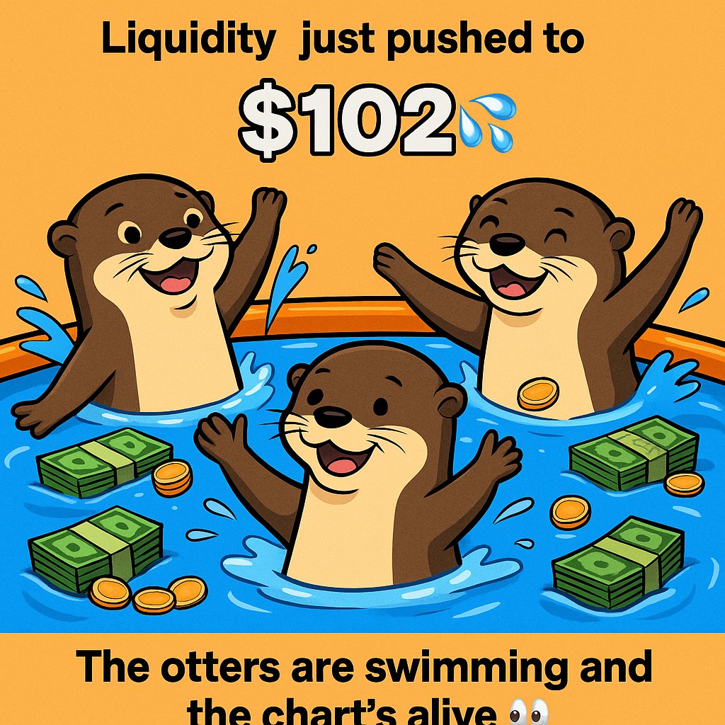 TheNFTLauncher's tweet photo. Liquidity? More like Liq-Otter-ity 🦦💦

Next post a GIVEAWAY!!!

https://t.co/PLosJyQJab https://t.co/WuEzSZrzi5