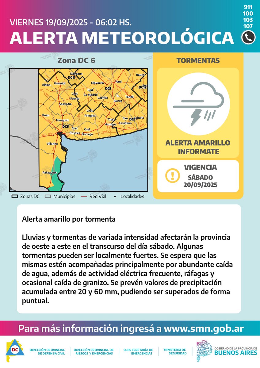 ⛈️ Durante esta madrugada, Coronel Rosales estuvo bajo alerta naranja por fuertes tormentas. Gracias al trabajo coordinado de las guardias de emergencias, y a la responsabilidad de nuestros vecinos y vecinas, pudimos atravesar la situación con tranquilidad.

🤝🏼 Quiero dar las