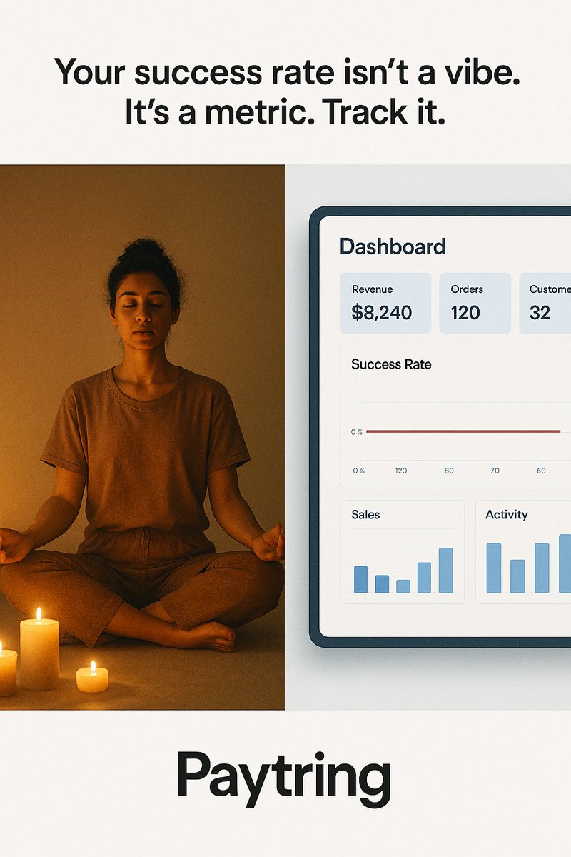 paytring's tweet image. Your success rate isn’t a vibe.
It’s a metric. Track it.

Soft metrics and good feelings don’t cut it. You need PSP-level metrics, latency, and failure codes. Paytring gives that.

#SuccessRateMatters #PSPVisibility #SmartOrchestration #DataOverVibes #APACSMBs #TrackDon’tVibe…