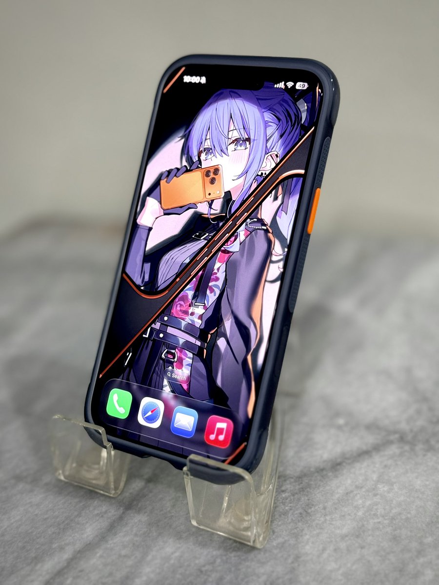unown123_'s tweet image. SuiPhone got!
すいちゃんのiPhone取りました！
#星街すいせい  #星詠み 
iPhone 17 Pro Max Cosmic Orange
Torraslife Ostand Q3 Air Deep Blue