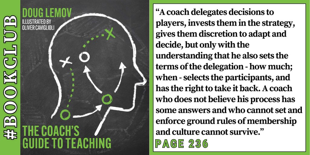 Wrapped up the Coach’s Guide To Teaching with chapters on shaping a successful culture &amp; stances on player/pro development.

#BookClub 🔑 Takeaways:

 ▪️Culture Design
 ▪️Top 5 Characteristics 
 ▪️Performance Over Potential

🔗 coachsclimb.com/2025/09/19/the…