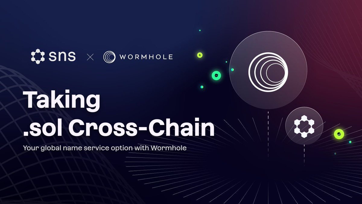 Your Web3 Passport 🌐

Time to rediscover <a href="/sns/">sns.sol</a>'s Cross-Chain Domain feature!

Powered by <a href="/wormhole/">Wormhole</a> this integration bridges .sol domains across @Solana, @Injective, <a href="/BNBCHAIN/">BNB Chain</a> , and <a href="/base/">Base</a> unlocking seamless Web3 identity.

It’s been live, but its expanded reach deserves your