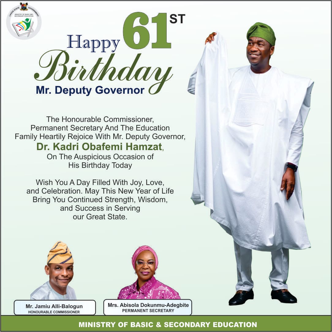 Lagos State Ministryof Basic & Secondary Education (@lasgeducation) on Twitter photo 