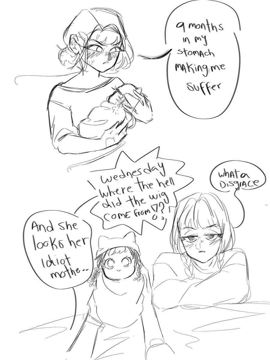 #wenclair

Wip, agnes la viva imagen de wednesday