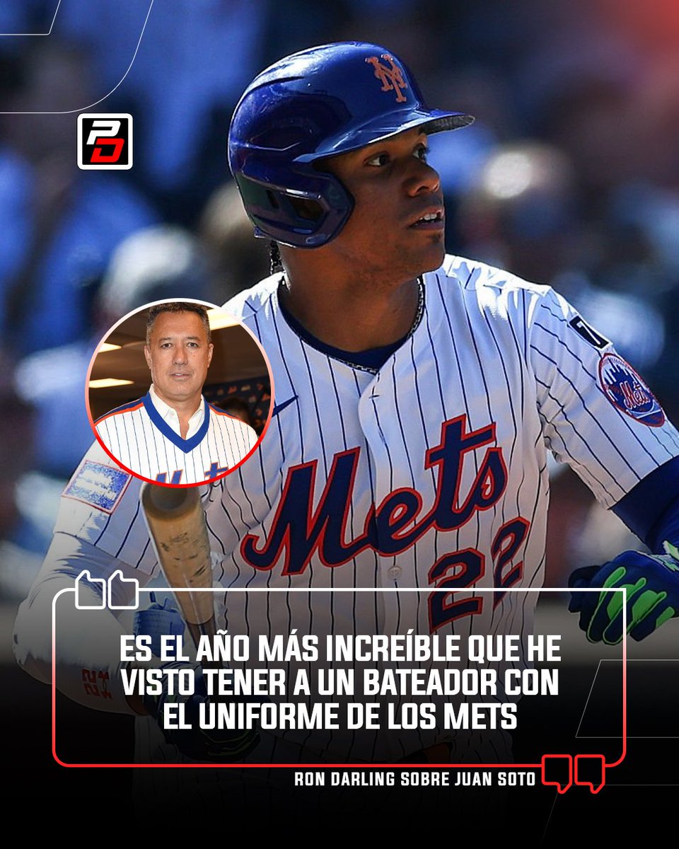El ex lanzador Ron Darling está asombrado con Juan Soto y su primera temporada con los Mets 🔥 ¿Quién no? 🐐