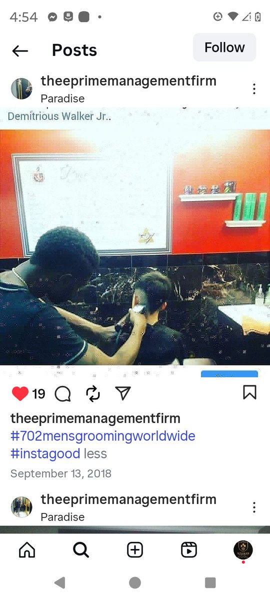 Las Vegas NV Hip hop Icon and Business 📝 Tycoon Jeffreydemitriuswalkeriiceo is the founder chairman of #702MensGroomingLLC #Franchise #barbershop  #tattoo #Brands