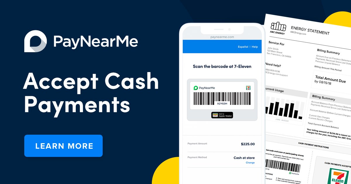 🚨 CAPITAL: PayNearMe raises $50m

PayNearMe, a fintech targeting non-commerce businesses and their customers, has secured $50 million in Series E funding from Atlantic Vantage Point.

PayNearMe started out as a way for people to make purchases online and then pay with cash in